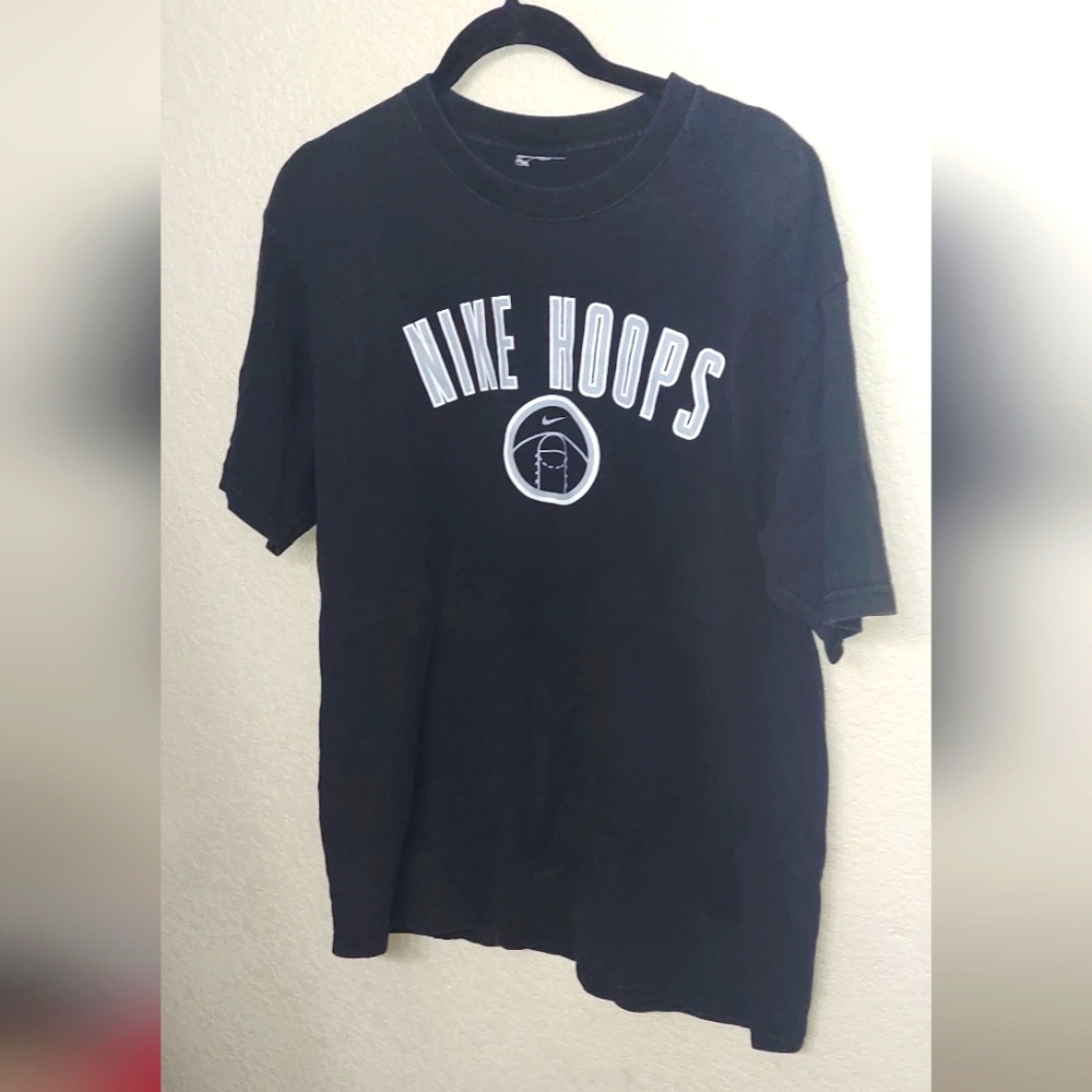 Vintage 90's Hoops Center Swish T-Shirt Men's Size Large Short Sleeve Shirt ☆VTG